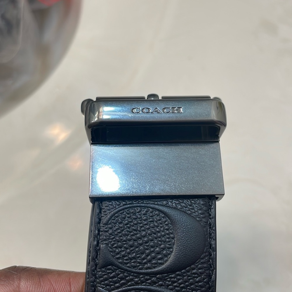 Men’s Coach Leather Belt